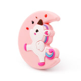 TYRY.HU 1pc Food Grade Rodent SiliconeTeether Dinosaur Fox Raccoon Elephant Baby Teething Toys DIY Pacifier Chain Baby Products