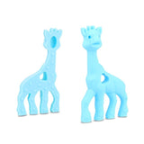 TYRY.HU 1pc Food Grade Rodent SiliconeTeether Dinosaur Fox Raccoon Elephant Baby Teething Toys DIY Pacifier Chain Baby Products