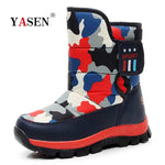 Children Boots Boys Snow Boots Girls Waterproof Children Shoes For Boys winter warm baby shoes Students Fashion Child Shoes Kids