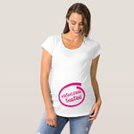 Pregnant Women Hot Sale T-Shirt Funny Pregnancy Shirts for Trendy Moms Cute Pattern Print Maternity Shirt Short Sleeve Tops