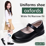 KALUPAO New Black Children's School Leather Shoes Spring Princess Girls Shoes High Quality Kids Party Shoes Little Girls Flats