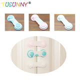 TUSUNNY 5 Pcs/lot Child Safety Locks Infant Baby Anti-pinch Drawer Refrigerator Lock