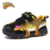 Dinoskulls Baby Boys Shoes LED 3D Dinosaur Kids Sneakers Light Up Sport Children's Trainers 2019 Autumn Toddler Tennis Shoes