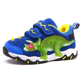 Dinoskulls Baby Boys Shoes LED 3D Dinosaur Kids Sneakers Light Up Sport Children's Trainers 2019 Autumn Toddler Tennis Shoes