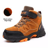 Winter Boots for Boys Kids Snow Shoes Teenagers Children Hiking Shoes Walking Climbing Sneakers CN size 31- 40