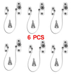 6Pcs/Lot Baby Safety Window Locks Protection For Windows From Children Securite Enfant Child Lock Limited Door Lock For Children