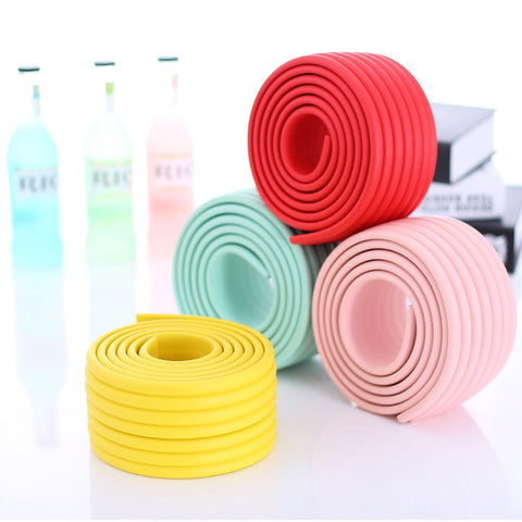 2M Baby Safety Table Desk Edge Guard Home Cushion Protector Safe Protection Children Bar Thicken Bumper Strip With Sticky Tape