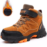 Winter Boots for Boys Kids Snow Shoes Teenagers Children Hiking Shoes Walking Climbing Sneakers CN size 31- 40