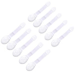 10pcs Baby Safety Protector Child Cabinet locking Plastic Lock Protection of Children Locking From Doors Drawers