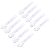 10pcs Baby Safety Protector Child Cabinet locking Plastic Lock Protection of Children Locking From Doors Drawers