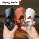 Xiaying Girl Single Shoes Spring and Autumn 2019 New Children Princess Shoes Small leather shoes soft sole soybean milk shoes