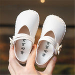 Xiaying Girl Single Shoes Spring and Autumn 2019 New Children Princess Shoes Small leather shoes soft sole soybean milk shoes