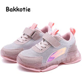 Bakkotie 2019 Baby Boys Spring Mesh Breathable Shoes Girls Fashion Pink Sneakers Summer Kids New Soft Casual Running Shoes