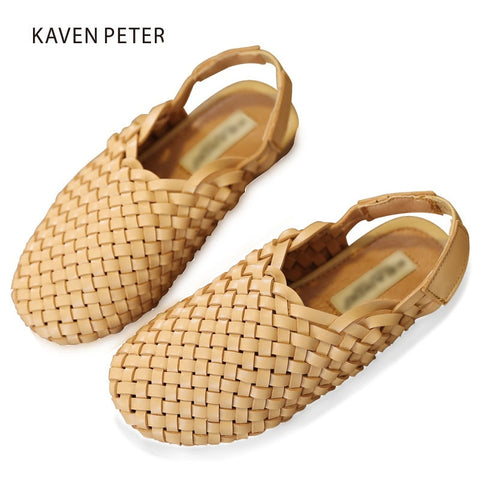 Summer Kids sandals Braided shoes Children fisherman shoes vintage girls Hand woven leather shoes boy beach Braided sandals