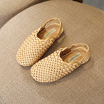 Summer Kids sandals Braided shoes Children fisherman shoes vintage girls Hand woven leather shoes boy beach Braided sandals