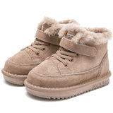 Bakkotie 2019 Kids Winter Baby Boys Fashion Short Boots Children Genuine Leather Warm Shoes Girls Brand Snow Boots Toddler