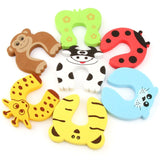 Child Safety Protection Baby Safety Cute Animal Security Card Door Stopper Baby Newborn Care Child Lock Protection From Children