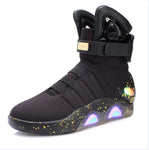 JawayKids New Led Boots for Men,Women,Boys and Girls USB Rechargeable Glowing Shoes Man Party Shoes Cool Soldier Boots