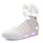 JawayKids New Led Boots for Men,Women,Boys and Girls USB Rechargeable Glowing Shoes Man Party Shoes Cool Soldier Boots