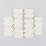 10pcs Baby Safety Rotate Cover 2 Hole Round European Standard Children Against Electric Protection Socket Plastic Security Locks