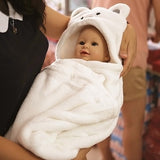 Hood Bath Towel for Kids Baby Bathrobe Cute Animal Towel Cartoon Baby Stuff Blanket Kids Hooded Bathrobe Toddler Baby Bath Towel