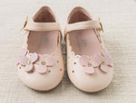 DB6930 Dave Bella spring baby girl leather shoes children flower shoes